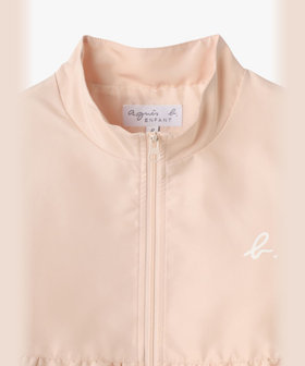 ENFANT ガールズ キッズ "b." ロゴ 長袖 ブルゾン “Kaze" ピンク系その他