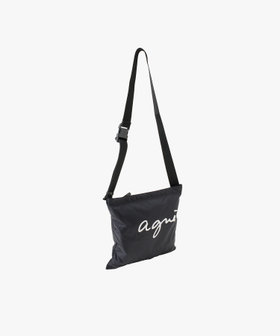 VOYAGE メンズ バッグ＆ウォレット ナイロン ラージ ショルダーバッグ "Air" XAH03-07 ブラック