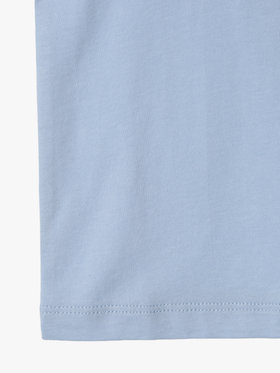 ENFANT ベビー ベビー ロゴ ハート プリント コットン 半袖 Tシャツ ブルー