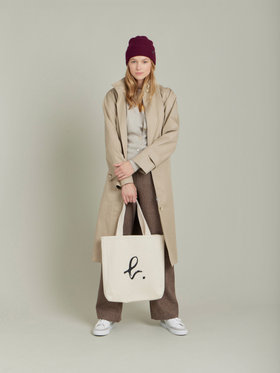 FEMME ウィメンズ カシミヤ ジャージー 長袖 ニット カーディガン "Scilly" ベージュ