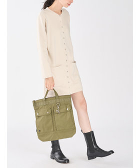 VOYAGE メンズ バッグ＆ウォレット agnes b. x POTR 2way ヘルメットバッグ   POTR01-01 カーキ