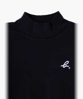 ENFANT ユニセックス キッズ "b." ロゴ コットン 長袖 Tシャツ ブラック