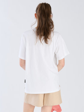 To b. by agnès b. 【Outlet】To b. by agnes b.× green label relaxing オーガニックコットン フォトプリント Tシャツ ホワイト