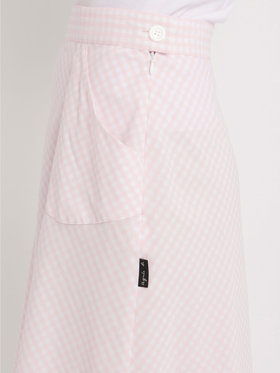 FEMME ウィメンズ 【Outlet】ギンガムチェック コットン フレアスカート ピンク