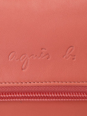 FEMME ウィメンズ 【Outlet】ラムスキンレザー ショルダーバッグ "Asya" ピンク
