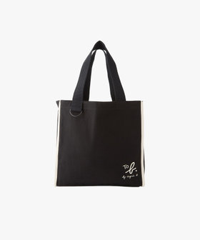 To b. by agnès b. To b. by agnes b.× green label relaxing コットン パイピング トートバッグ ブラック