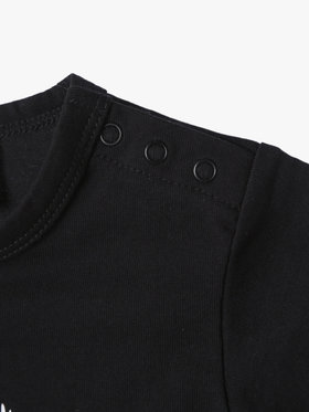 ENFANT ベビー ベビー アイコニック コットン 半袖 Tシャツ "Lezard" ブラック