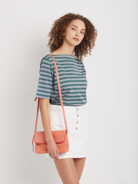 FEMME ウィメンズ 【Outlet】ラムスキンレザー ショルダーバッグ "Asya" ピンク