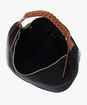 VOYAGE ウィメンズ バッグ＆ウォレット ナイロン 2way ラージ ショルダーバッグ "Tsuki" ZAS07-02 ブラウン