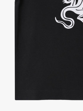 ENFANT ベビー ベビー アイコニック コットン 半袖 Tシャツ "Lezard" ブラック