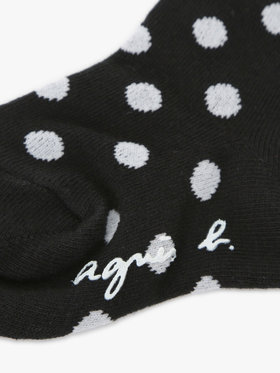 ENFANT ベビー ベビー サークル柄ソックス ブラック