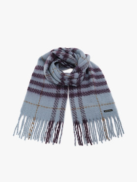 To b. by agnès b. 【Outlet】WEB限定 チェック マフラー ブルー