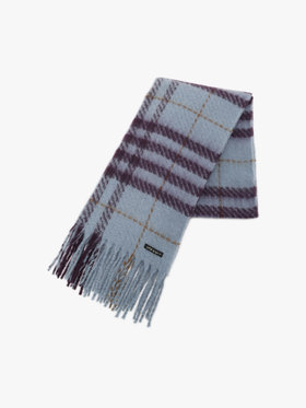 To b. by agnès b. 【Outlet】WEB限定 チェック マフラー ブルー