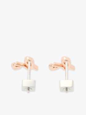 FEMME ウィメンズ ”b.” ロゴ ハート スタッズ ピアス ”b. Loved” ピンクベージュ