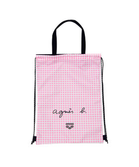 FEMME ウィメンズ agnes b. x arena マルチバッグ レッド×ピンク