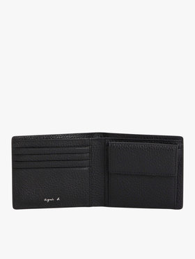 VOYAGE メンズ バッグ＆ウォレット レザー 二つ折り ウォレット ABH05-01 ブラック