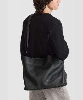 FEMME ウィメンズ レザー トートバッグ "Neo" ブラック