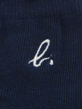 ENFANT ガールズ キッズ "b." ロゴ  ソックス ネイビー