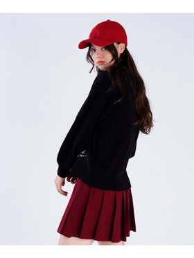 To b. by agnès b. ソフトニット プルオーバー ブラック