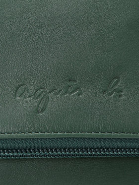 FEMME ウィメンズ ラムスキンレザー ショルダーバッグ "Asya" グリーン