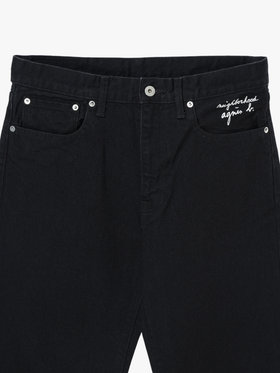 HOMME メンズ agnes b. x NH ストレイトパンツ ブラック