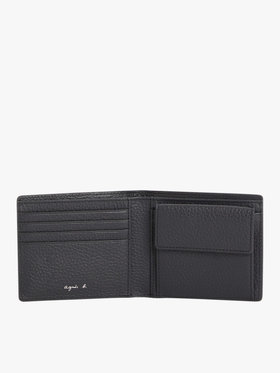 VOYAGE メンズ バッグ＆ウォレット レザー 二つ折り ウォレット ABH05-01 グレー