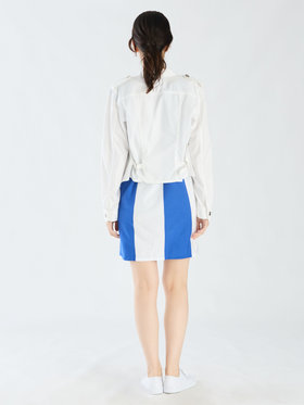 FEMME ウィメンズ 【Outlet】JIY4 ROBE ワンピース ロイヤルブルー×ホワイト