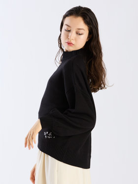 To b. by agnès b. ソフトニット プルオーバー ブラック