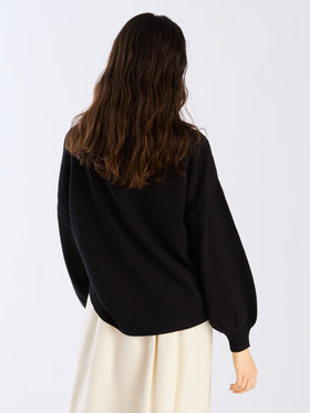 To b. by agnès b. ソフトニット プルオーバー ブラック