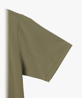 HOMME メンズ メンズ アイコニック 刺繍 コットン 半袖 ポロシャツ "Lezard" グリーン系その他