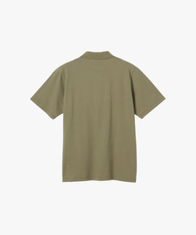 HOMME メンズ メンズ アイコニック 刺繍 コットン 半袖 ポロシャツ "Lezard" グリーン系その他