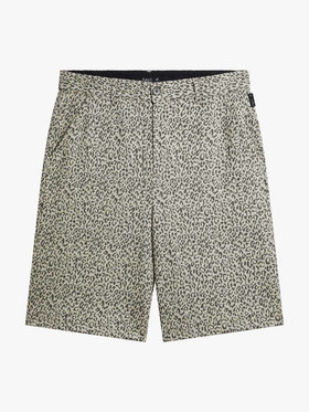 HOMME メンズ メンズ レオパード ジャカード バミューダ パンツ "Danel" ベージュ