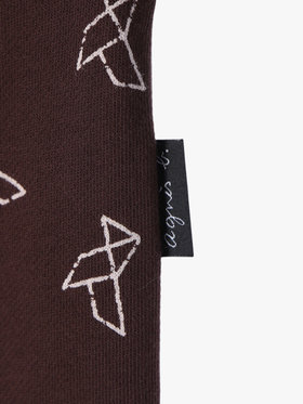 ENFANT ベビー 【Outlet】ベビー プリント コットン 長袖 コンビネゾン ブラウン系その他