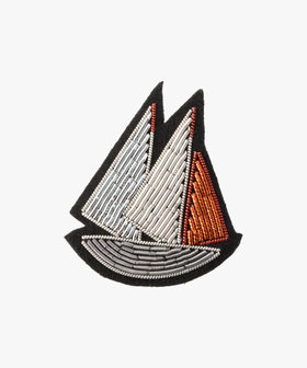 FEMME ウィメンズ TARA × Macon&Lesquoy 刺繍 ブローチ "Bateau" マルチ