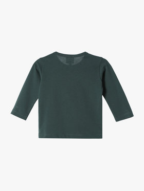 ENFANT ベビー ベビー ロゴ コットン 長袖 Tシャツ グリーン系その他