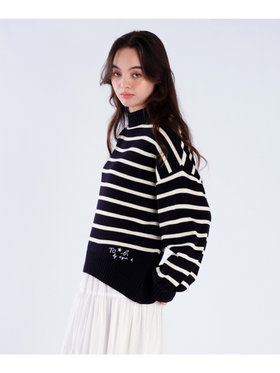 To b. by agnès b. ソフトニット プルオーバー ブラック系その他