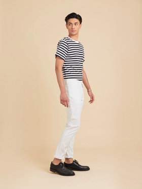 HOMME メンズ 【Outlet】AM01 JEANS IGGY ジーンズスリム ホワイト