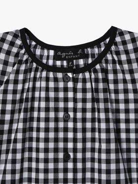 ENFANT ガールズ CAV7 E CHEMISE ZOA ブラウス ブラック