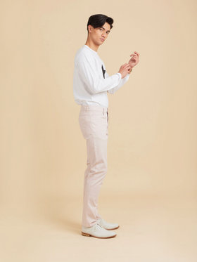 HOMME メンズ 【Outlet】AM01 JEANS IGGY ジーンズスリム ピンク