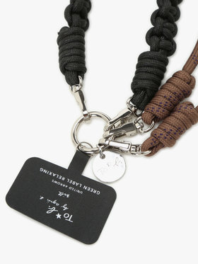 To b. by agnès b. To b. by agnes b.× green label relaxing モバイルストラップ SET ブラック