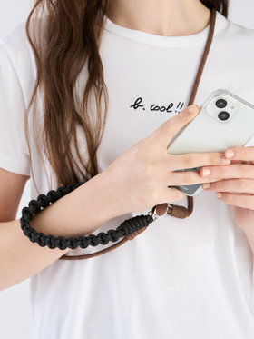 To b. by agnès b. To b. by agnes b.× green label relaxing モバイルストラップ SET ブラック