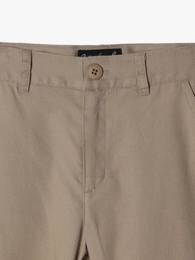 ENFANT ユニセックス キッズ  コットン クロップド パンツ ブラウン