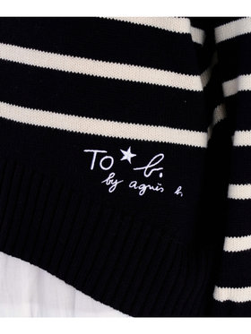 To b. by agnès b. ソフトニット プルオーバー ブラック系その他