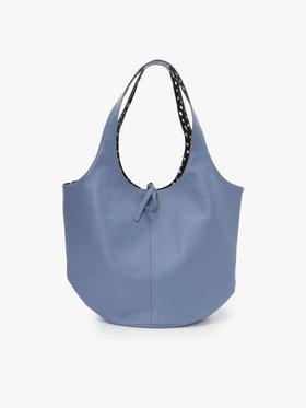 FEMME ウィメンズ ラムレザー トートバッグ ”Stala” ブルー