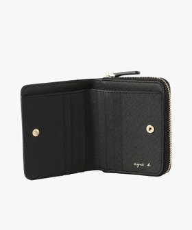 VOYAGE ウィメンズ バッグ＆ウォレット レザー 二つ折り ウォレット "Petit b." EW13Bー09 ブラック