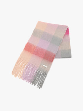 To b. by agnès b. WEB限定 ブロックチェック ストール ベージュ系その他