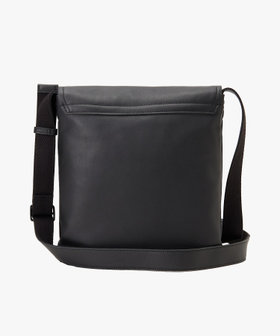 VOYAGE メンズ バッグ＆ウォレット レザー ミディアム ショルダーバッグ "Peter" PAH02Z-12 ブラック