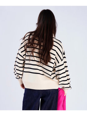 To b. by agnès b. ソフトニット プルオーバー ホワイト