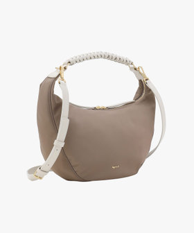 VOYAGE ウィメンズ バッグ＆ウォレット ナイロン 2way ミディアム ショルダーバッグ "Tsuki" ZAS07ー01 ベージュ