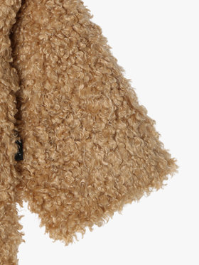 ENFANT ベビー 【Outlet】ベビー ファー 長袖 カーディガンプレッション ベージュ